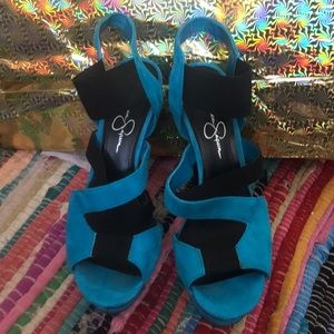 Jessica Simpson platform stiletto heels